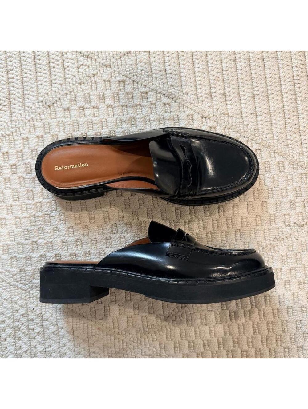 Reformation Angie Loafer Mule